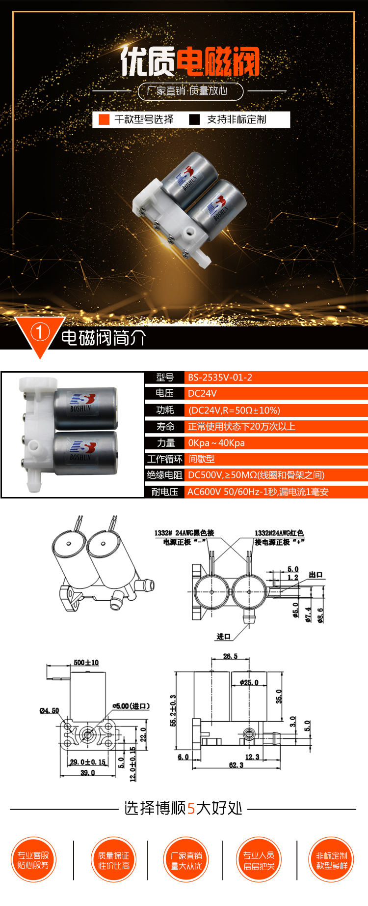 漂白機(jī)電磁閥 BS-2535V-01